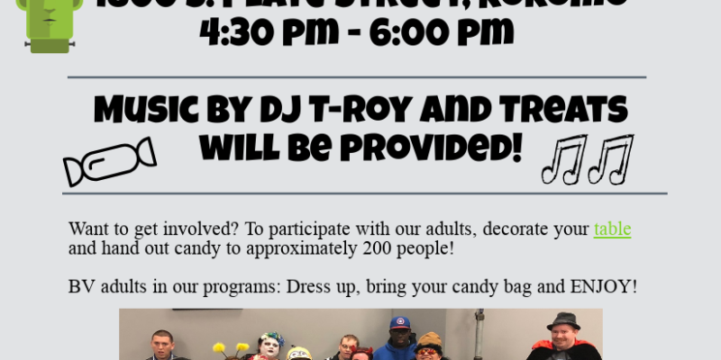Trunk or Treat for Bona Vista Adult Services