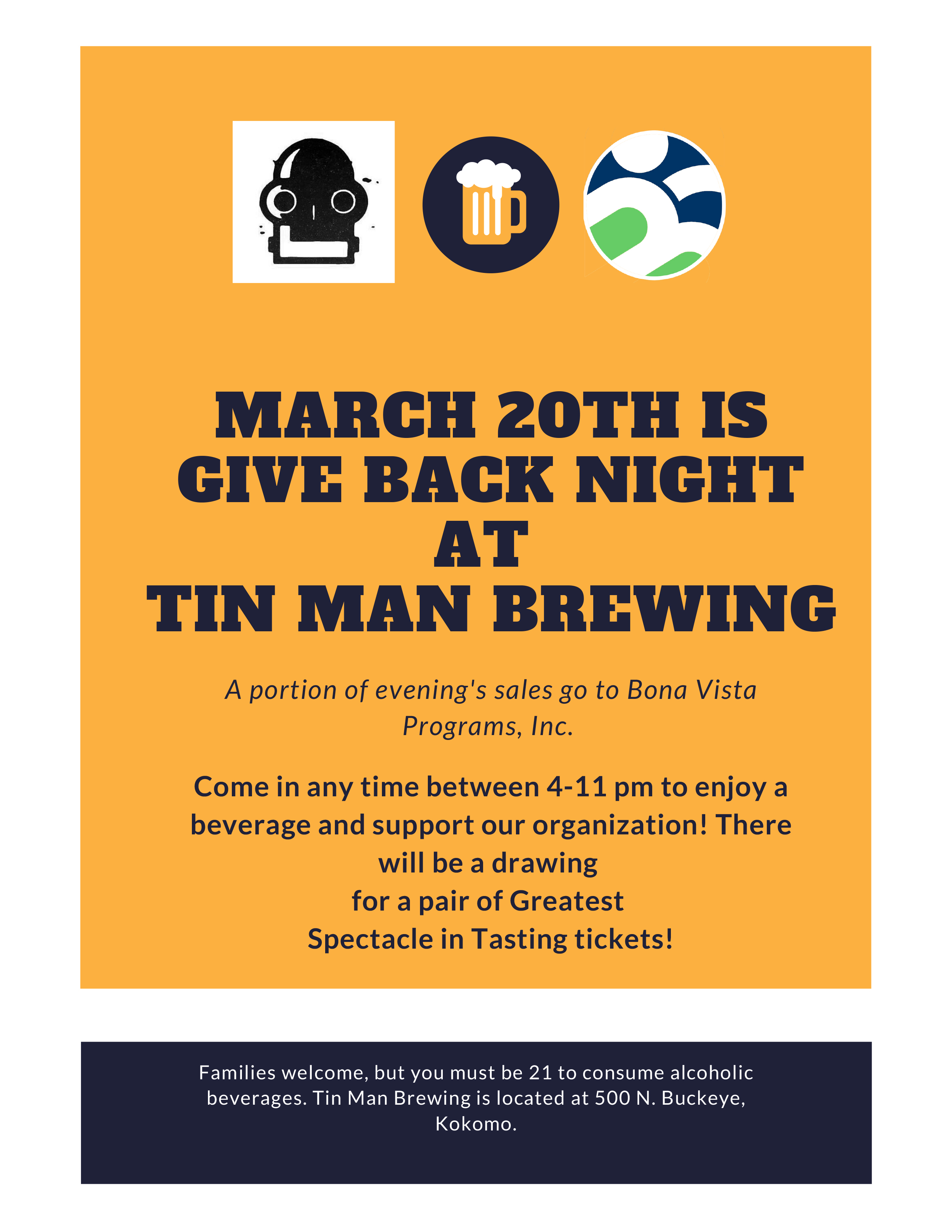 Tin Man Give Back - March 20