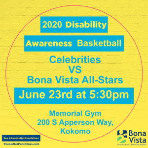 2020 Disability Awareness Basketball Game @ Kokomo Memorial Gym